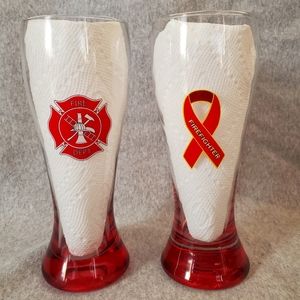 Firefighter/Fire Dept Pilsner Glasses